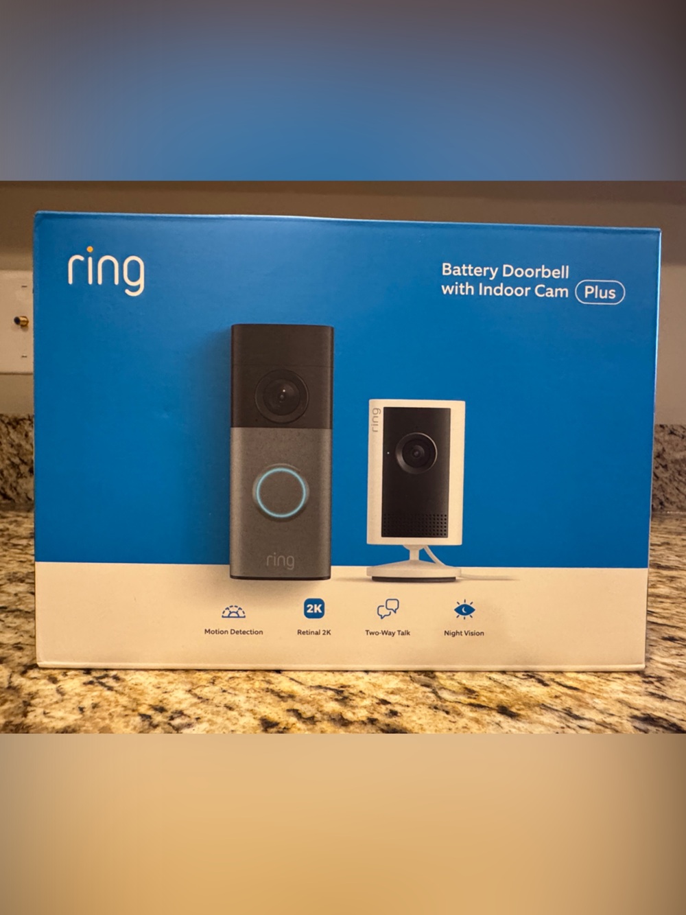 Ring Battery Doorbell with Indoor Cam Plus